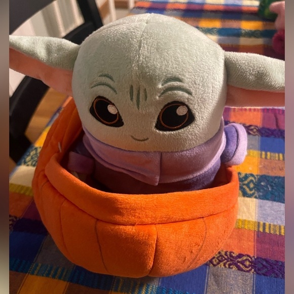 Disney Other - Grogu Plush in Adorable Pumpkin Shell – Star Wars: The Mandalorian